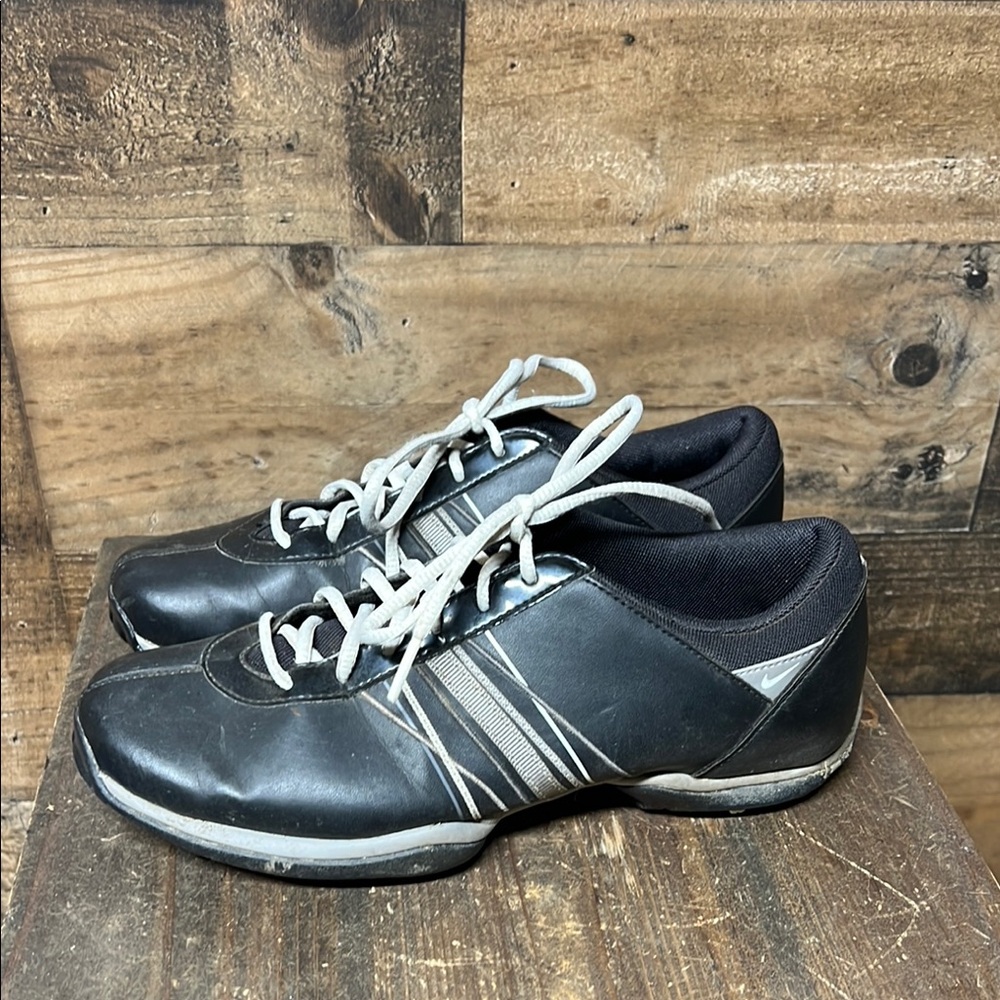 Nike Golf‎ Delight Black TAC Cleats Leather Women's Size 6.5